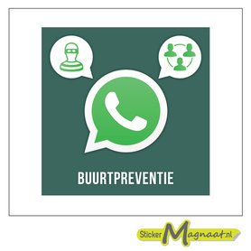 WhatsAppstickers buurtpreventie