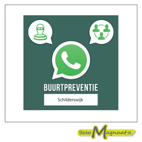 BuurtWhatsApp stickers adres