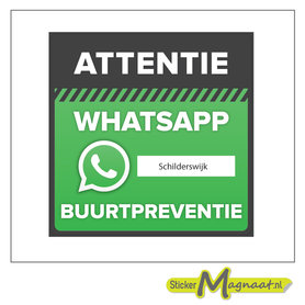 Wijkpreventie WhatsApp stickers