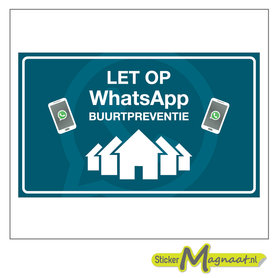 WhatsAppsticker wijk preventie