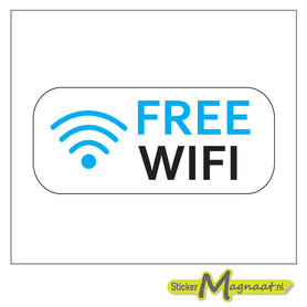 Free WiFi Stickers - 1 Stuk