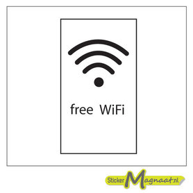 Free WiFi Stickers - 1 Stuk