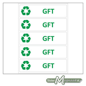 Afval stickers GFT