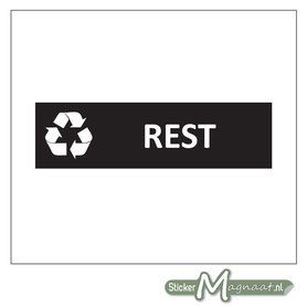 Kliko sticker Restafval