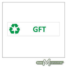 Afval sticker GFT
