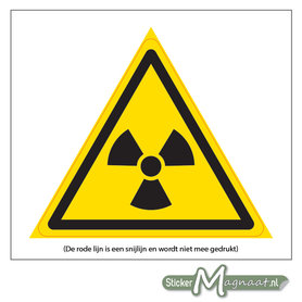 Radioactief Sticker