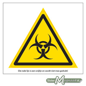 Biologisch gevaar Sticker