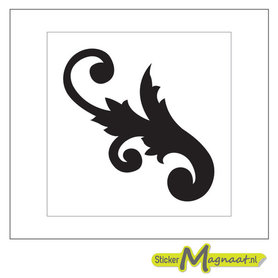 Tegelstickers barok positief