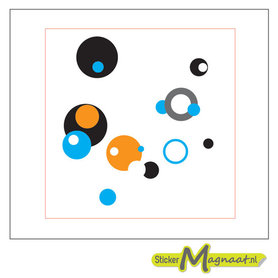 Tegelsticker art cirkels