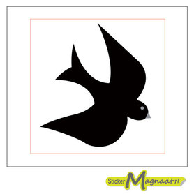 Tegelsticker zwart wit