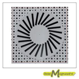 Tegelsticker art zwart