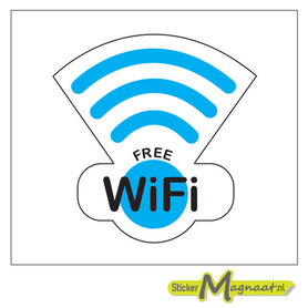 Free WiFi Stickers - 1 Stuk