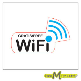 Free WiFi Stickers - 1 Stuk