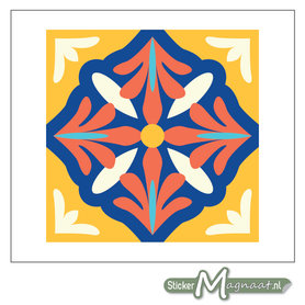 Tegelsticker Kleurrijk