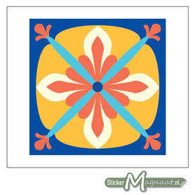 Tegelsticker Felle Kleuren
