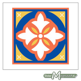 Tegelstickers gekleurd Patroon