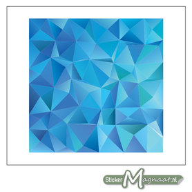 Tegelstickers Abstract Blauw