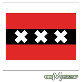 Vlag Amsterdam Stickers