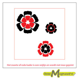 Tegelsticker bloemen portugees