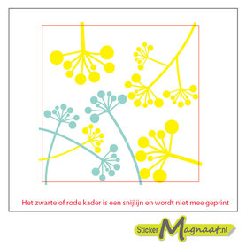 Tegelsticker planten