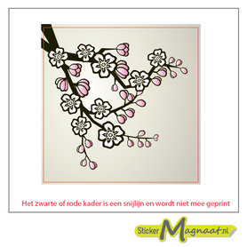 Tegelstickers arabisch bloessem