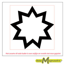Tegelstickers - Ster - 5 Stuks