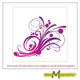 Tegelsticker art lines