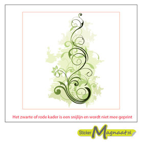 Tegelsticker donker groen