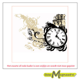 Tegelstickers - Klok - 5 Stuks