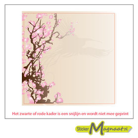 Tegelsticker bloesem