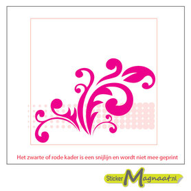 Tegelstickers roze