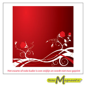 Tegelsticker rozen