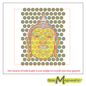 Tegelstickers - Boeddha - 5 Stuks