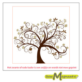 Tegelstickers boom herfst