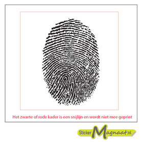 Tegelstickers - Afdruk - 5 Stuks