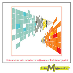 Tegelstickers perspectief