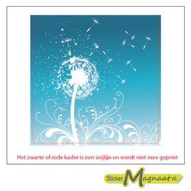 Tegel sticker paardenbloem