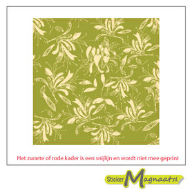 tegelsticker bloem wit