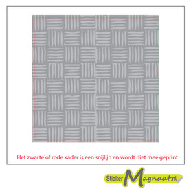 Tegelsticker patroon metaal plaat