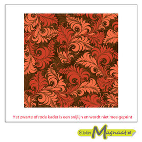 Tegel sticker herfst