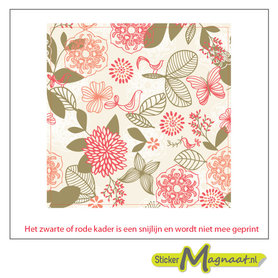 tegelsticker natuur bloemen