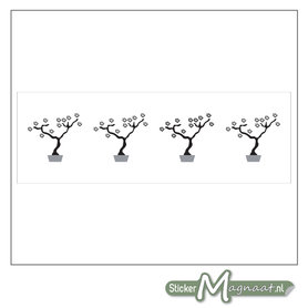 Raamdecoratie Stickers - 2 Stuks - Boom