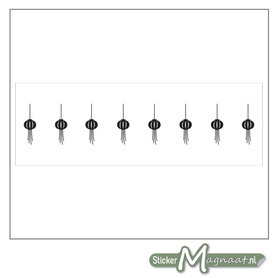 Raamdecoratie Stickers - 2 Stuks