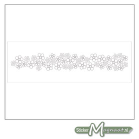 Raamdecoratie Stickers - 2 Stuks - Bloem