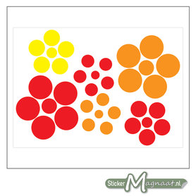 Raamdecoratie Stickers - Abstract