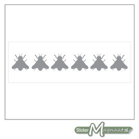 Raamdecoratie Stickers - 2 Stuks - Vlieg