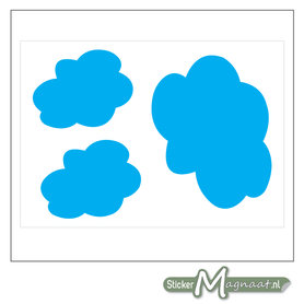 Raamdecoratie Stickers - Wolk