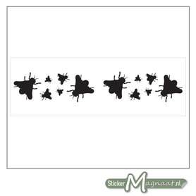 Raamdecoratie Stickers - 2 Stuks - Vlieg