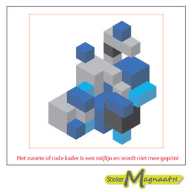 Tegelstickers blokken