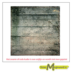 Tegelstickers muur hout